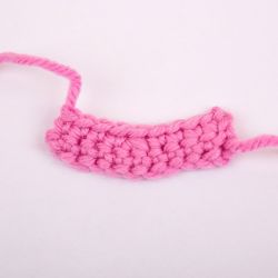 Урок № 15. Два  столбика без накида вместе – убавление одной петли