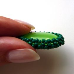 Оплетение кабошона