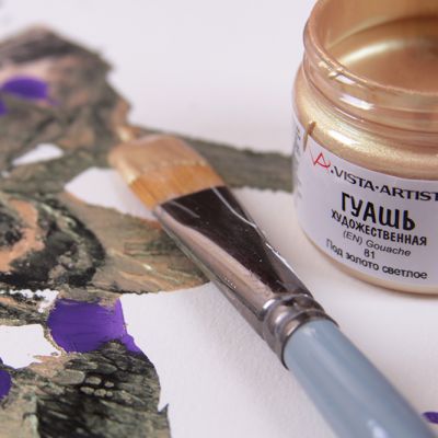 Кисти для гуашевых и темперных красок